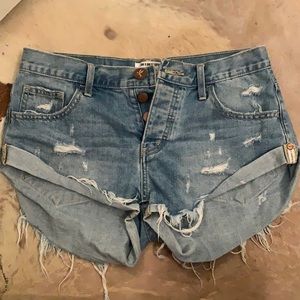 One Teaspoon Jean shorts